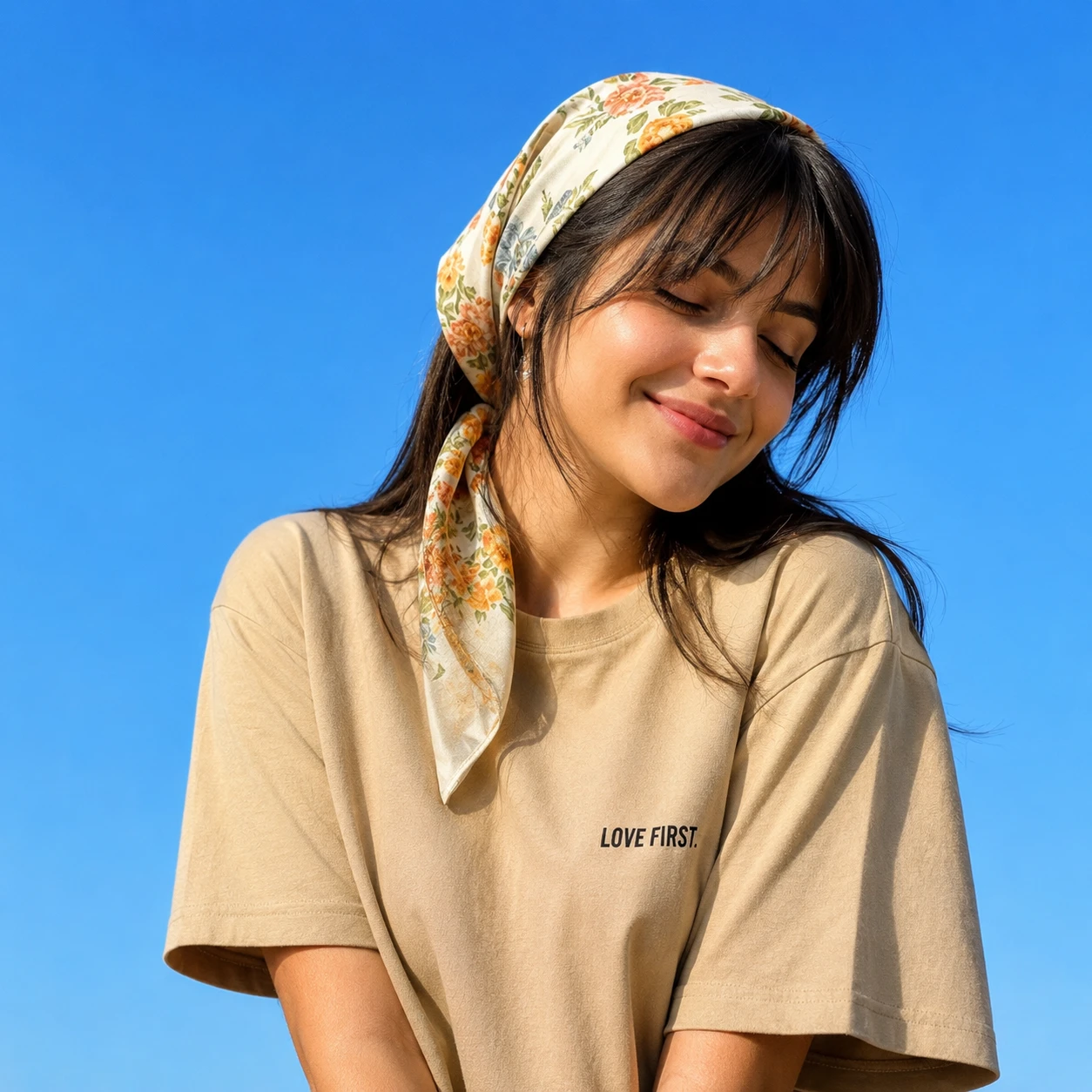 Drop Shoulder T-Shirt (Love First)