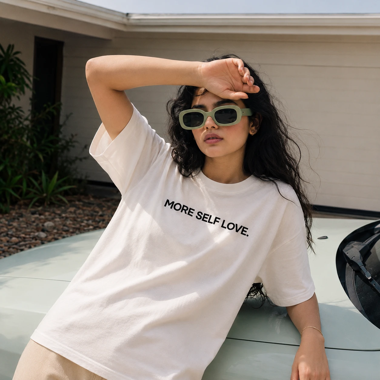 Drop Shoulder T-Shirt (More Self Love)
