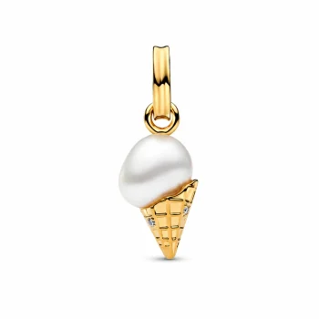 Ice Cream Dangle Charm with Pearl