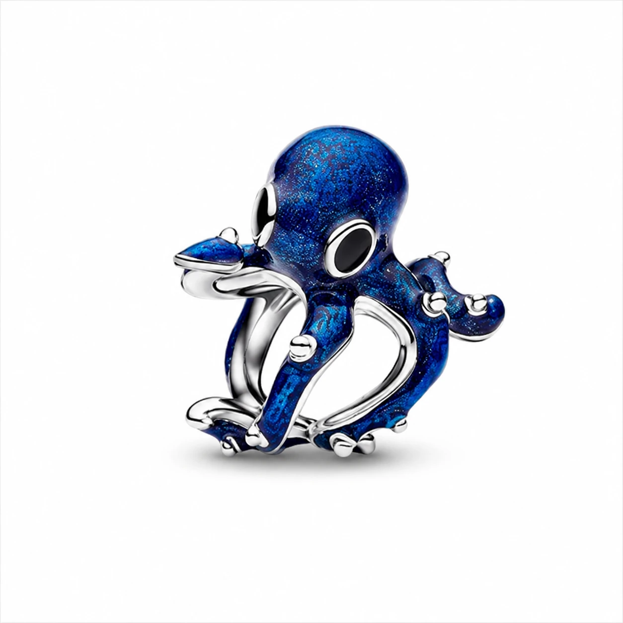 Blue Octopus Pendant Charm