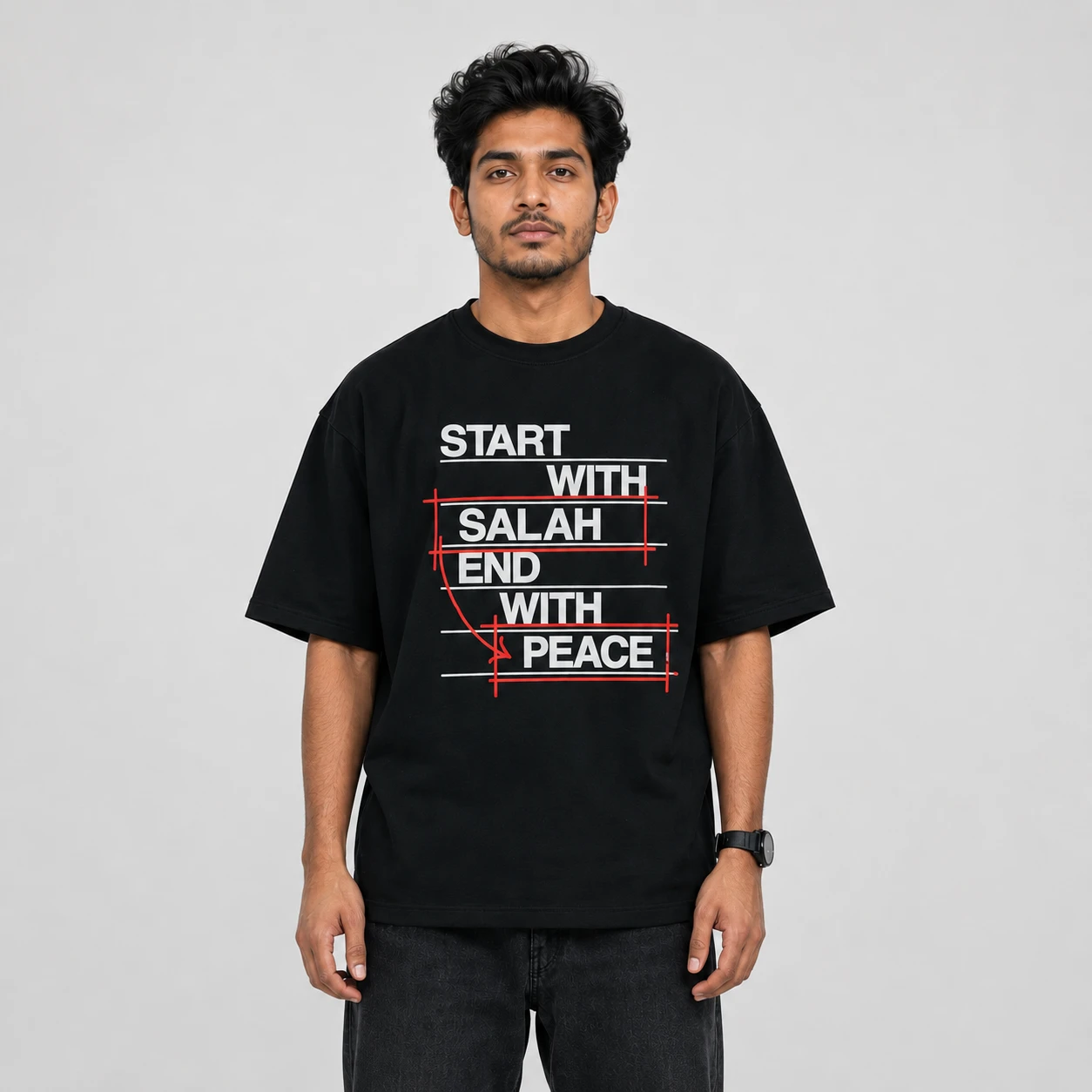 Drop Shoulder T-Shirt (Salat)