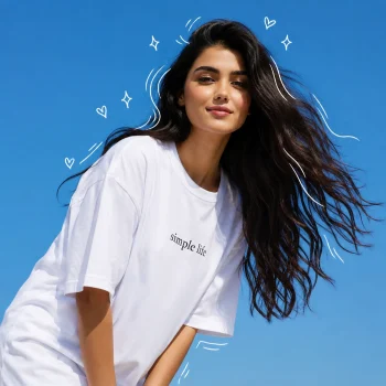 Drop Shoulder T-Shirt (Simple Life)