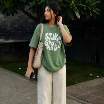 Drop Shoulder T-Shirt (Style Grovy)