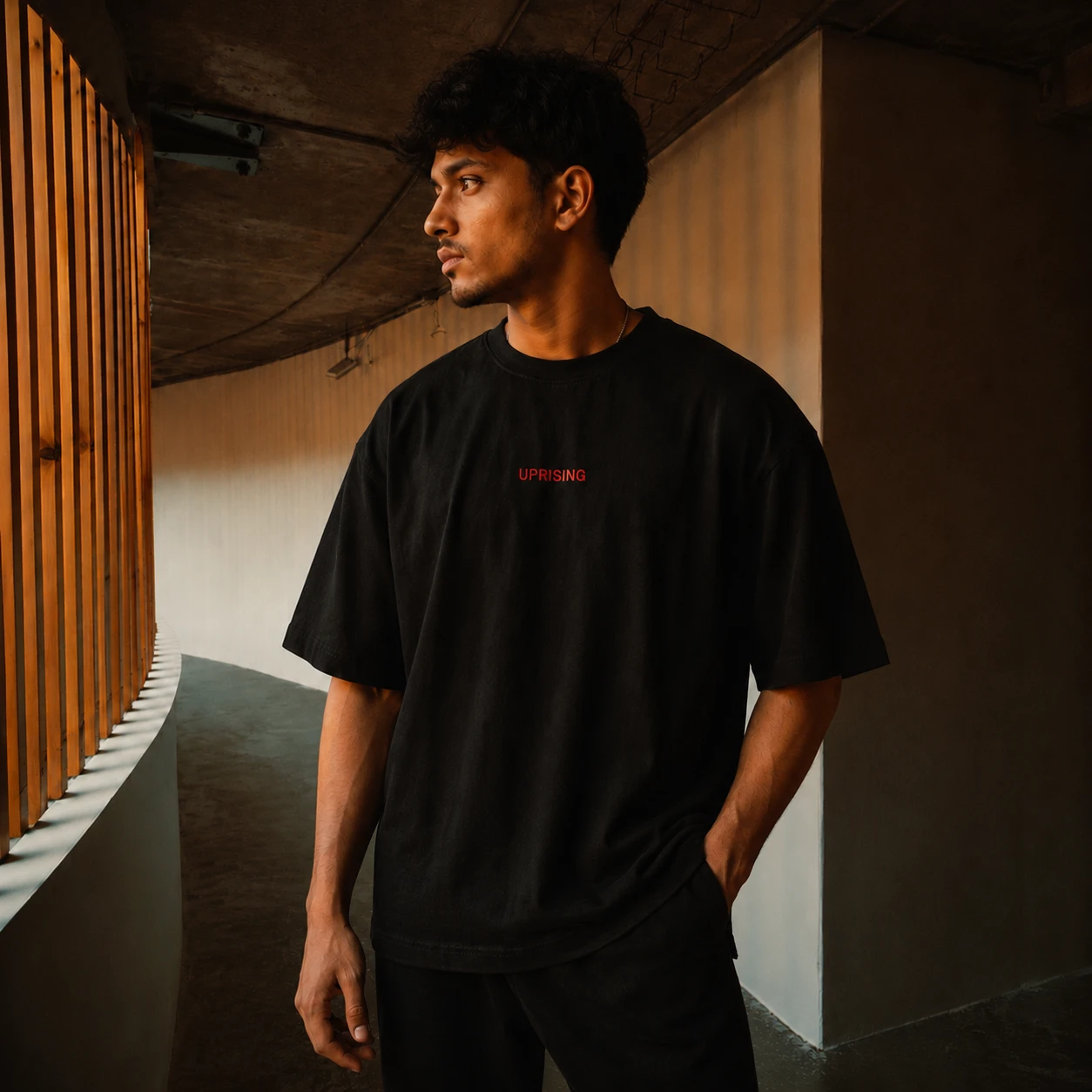 Drop Shoulder T-Shirt (Uprising)