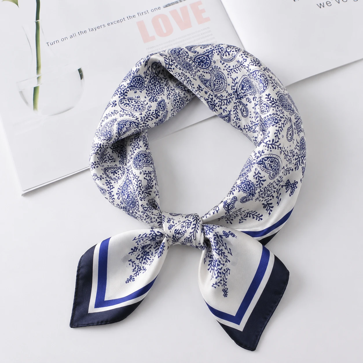 Bandana Scarf – Cobalt Blue