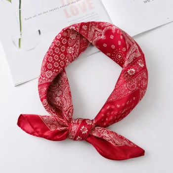 Bandana Scarf – Crimson Red