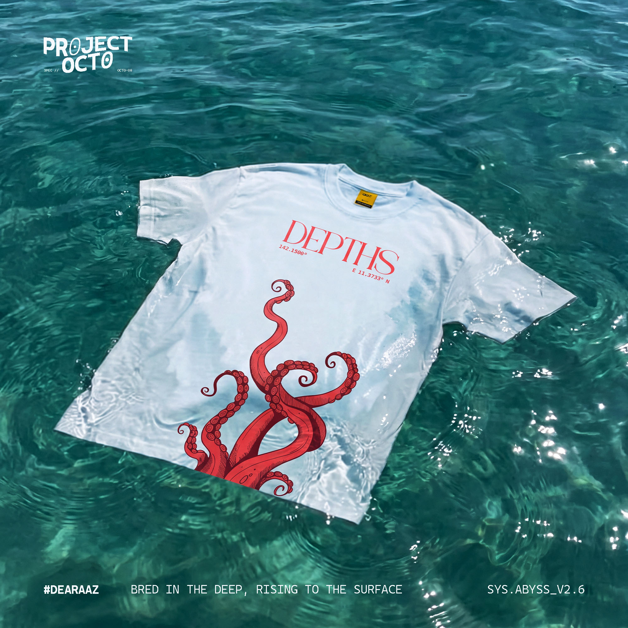 Drop Shoulder T-Shirt (Depths)