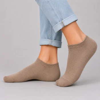 Premium Everyday Ankle Socks – Deep Brown