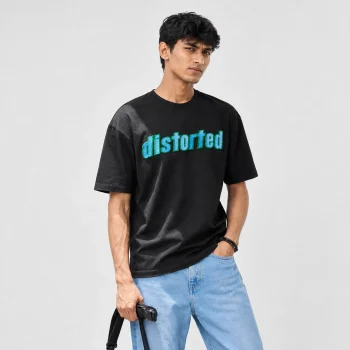 Drop Shoulder T-Shirt (Distorted)