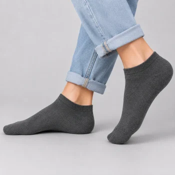 Premium Everyday Ankle Socks – Gray