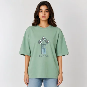 Drop Shoulder T-Shirt (Half Full)