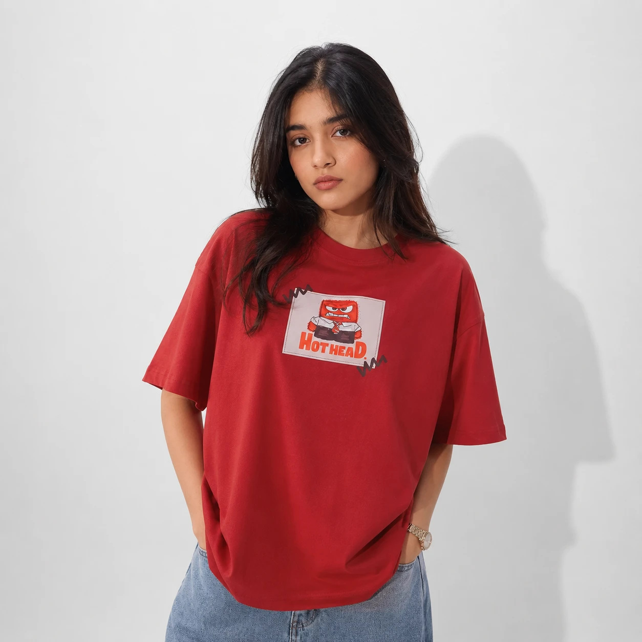 Drop Shoulder T-Shirt (Hothead)