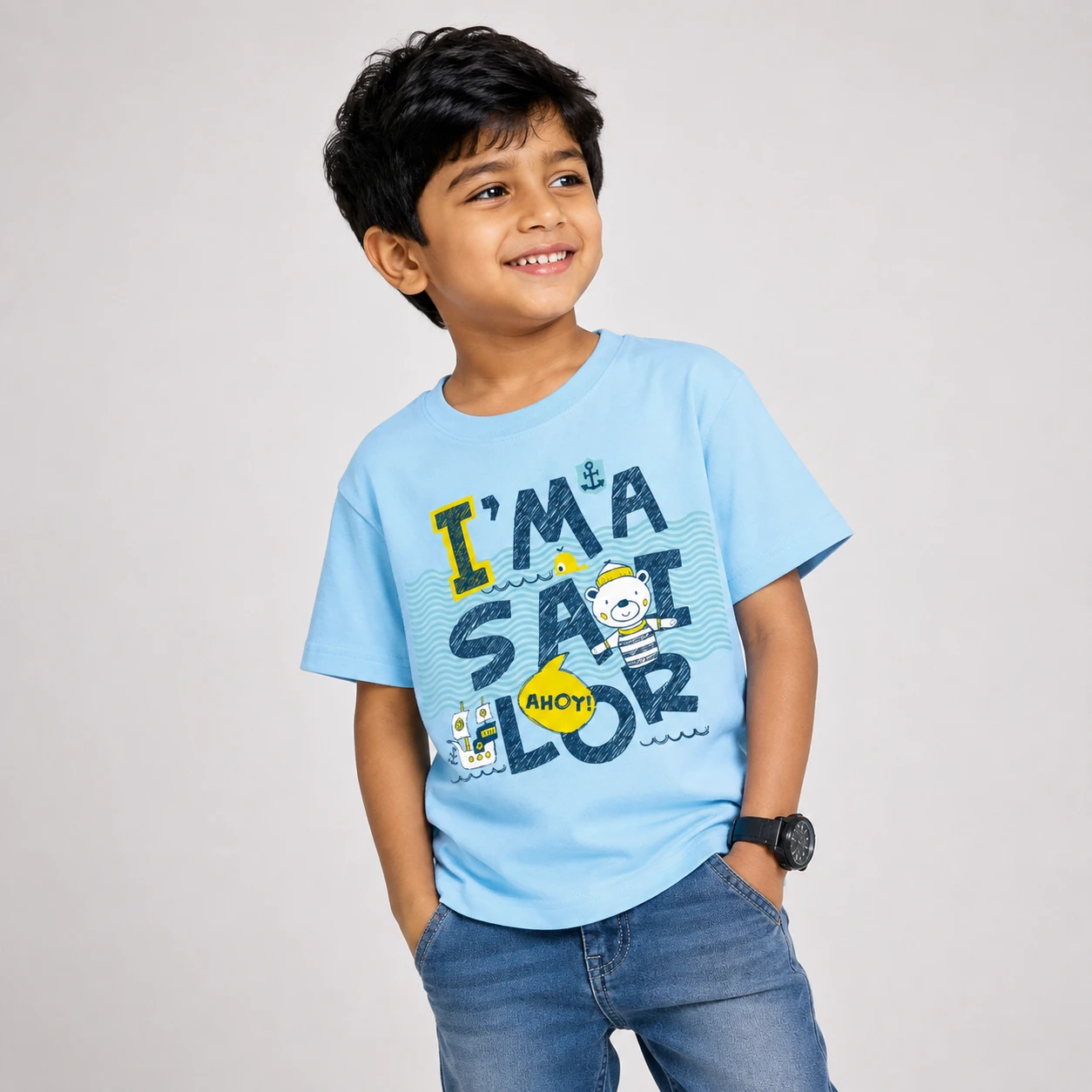 Kids T-Shirt – I am a sailor