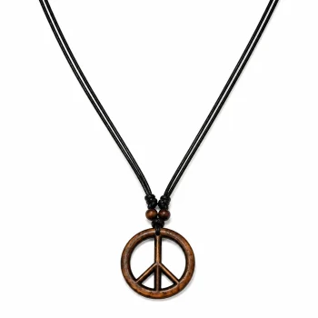 Vintage Peace Pendant Necklace