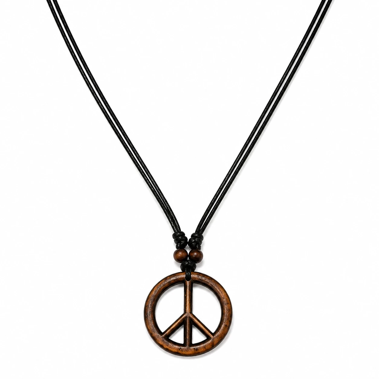 Vintage Peace Pendant Necklace