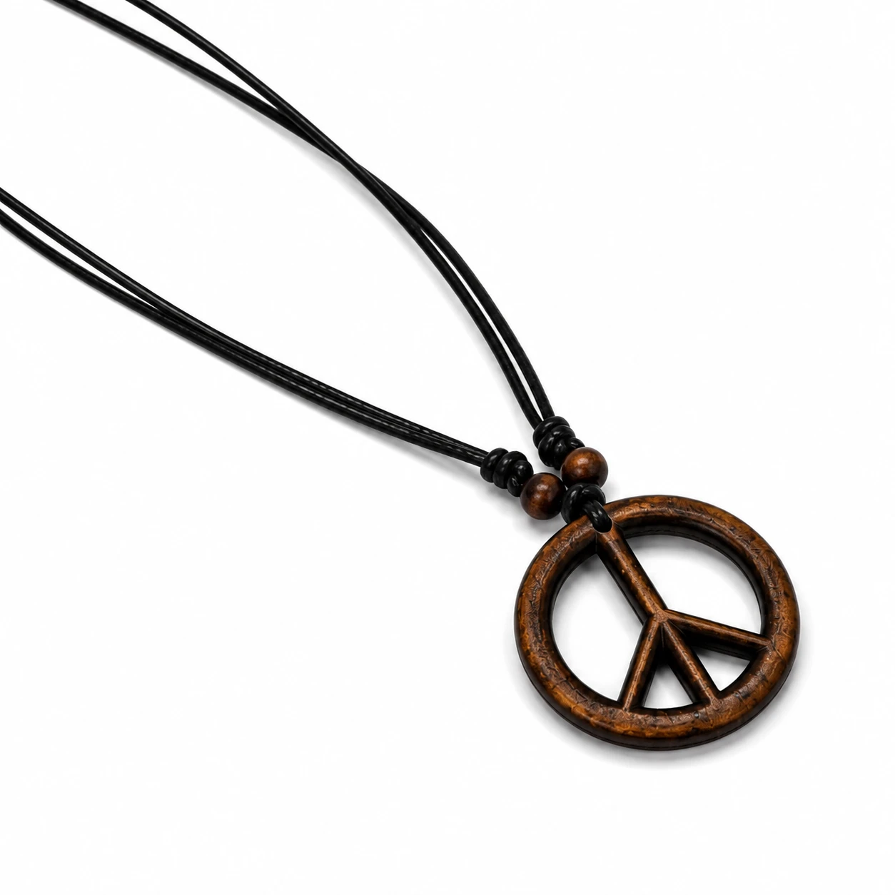 Vintage Peace Pendant Necklace