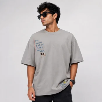 Drop Shoulder T-Shirt (Learned A Lot)
