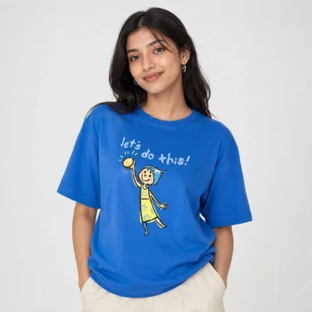 Drop Shoulder T-Shirt (Let's Do This)