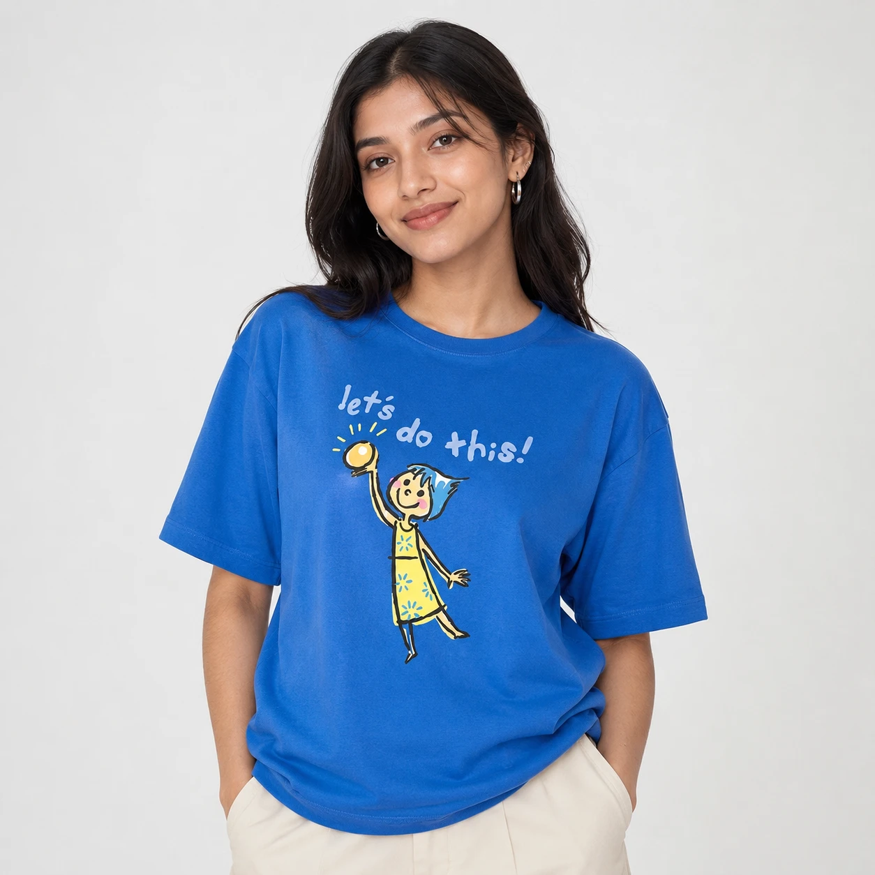 Drop Shoulder T-Shirt (Let's Do This)