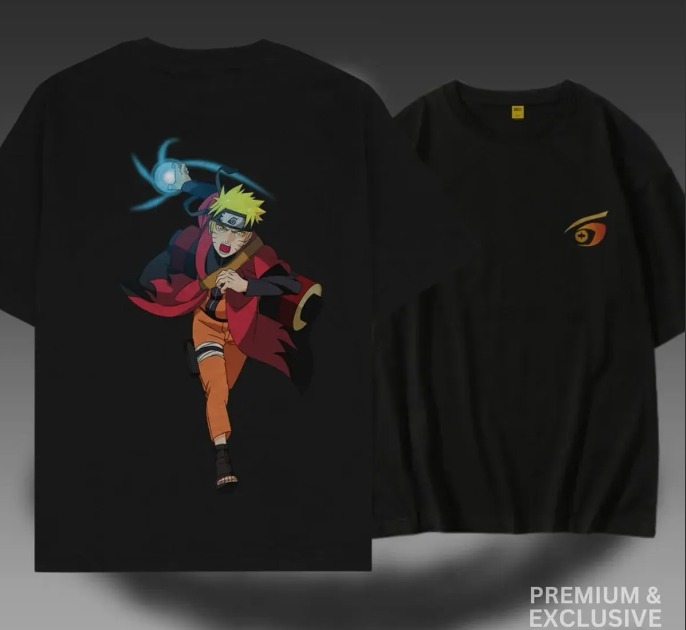 Premium Drop Shoulder T-Shirt (Naruto -Sage Mode)