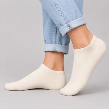 Premium Everyday Ankle Socks – Off White