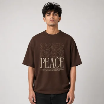 Drop Shoulder T-Shirt (Peace 04)