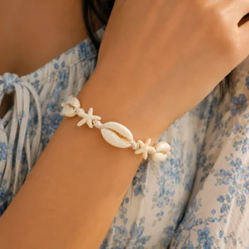 Cowrie Shell Beach Bracelet