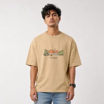 Drop Shoulder T-Shirt (Life is Good)