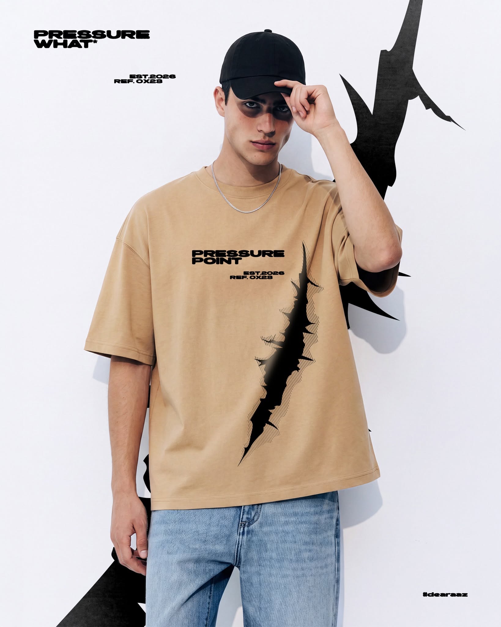 Drop Shoulder T-Shirt (Pressure Point)
