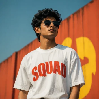 Drop Shoulder T-Shirt (Suqad)
