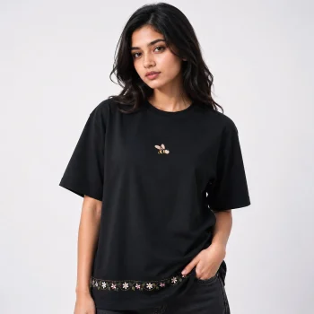 Drop Shoulder T-Shirt (The Bee)
