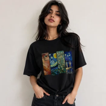 Drop Shoulder T-Shirt (Van Gogh 02)