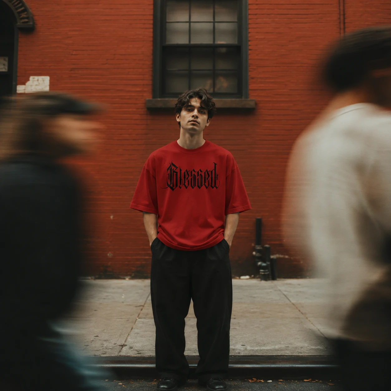 Drop Shoulder T-Shirt (Blessed