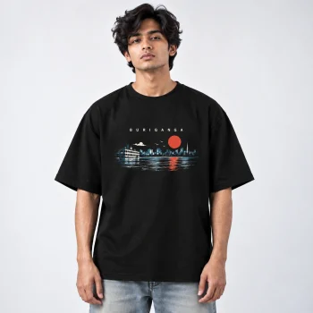 Drop Shoulder T-Shirt (Buriganga – Save Our River)