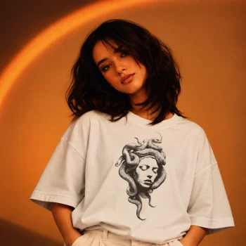 Drop Shoulder T-Shirt (Medusa)