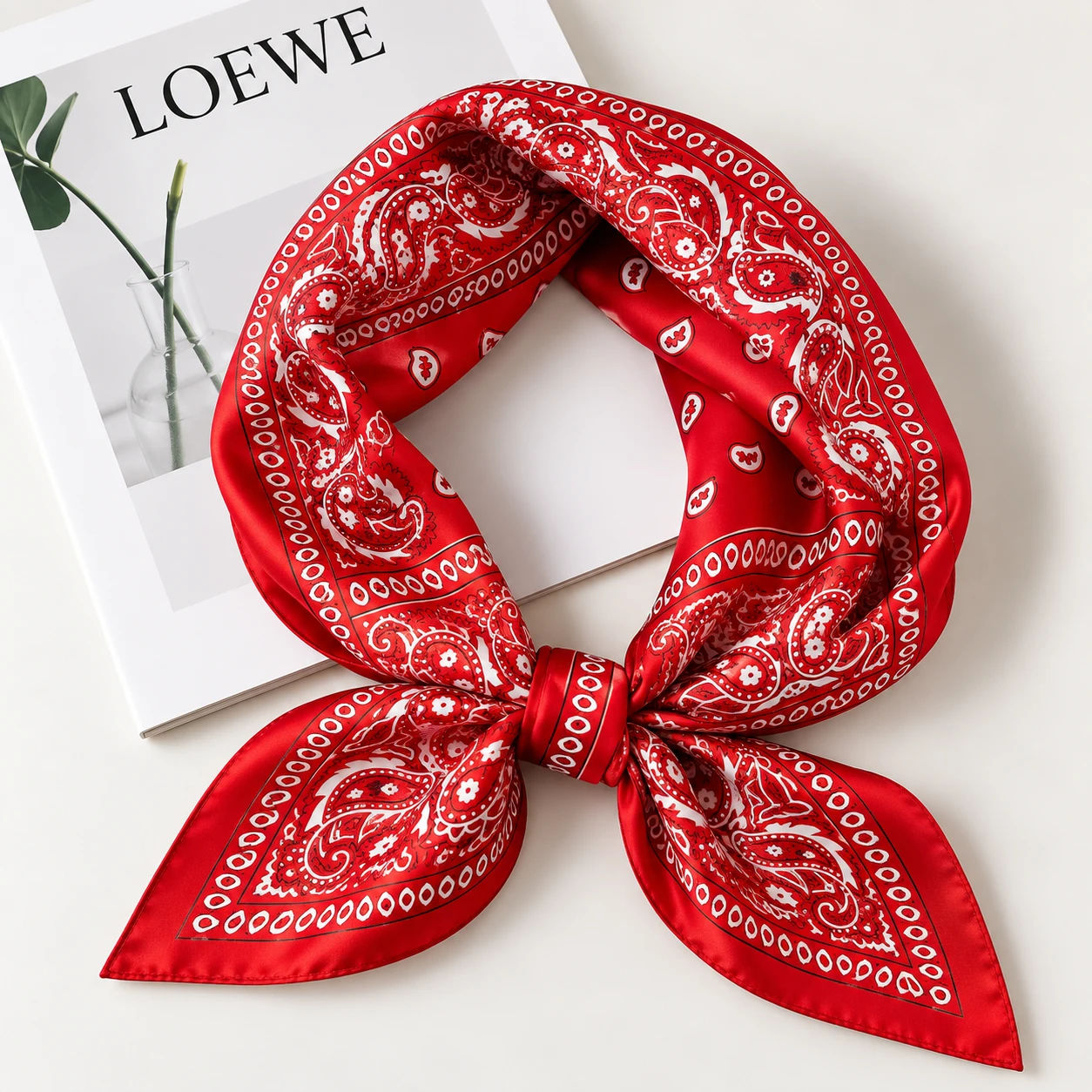 Bandana Scarf – Scarlet Red