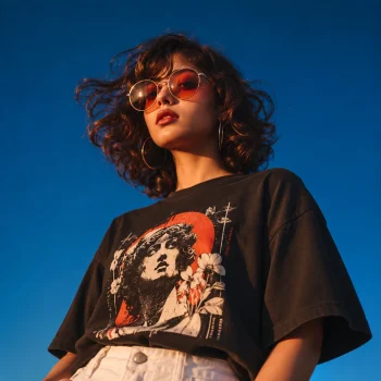 Drop Shoulder T-Shirt (Solar Muse)
