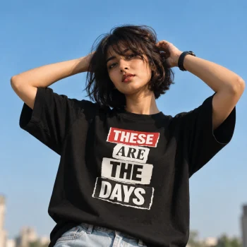 Drop Shoulder T-Shirt (Thoese are the Days)