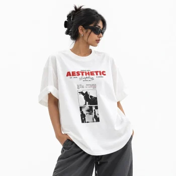 Drop Shoulder T-Shirt (Aesthetic)