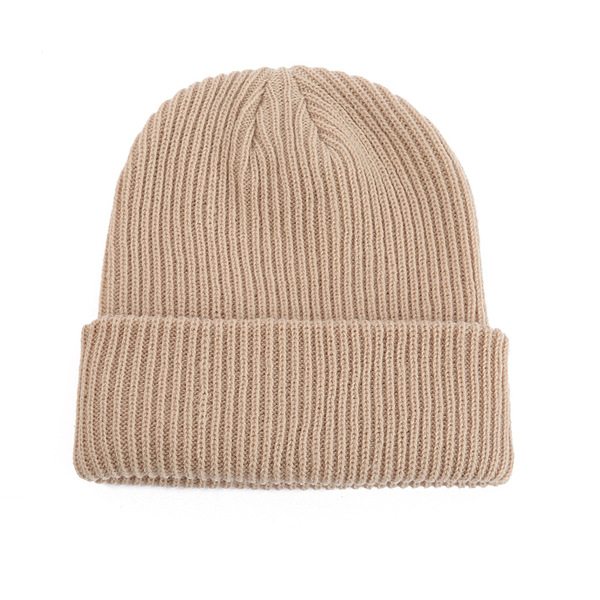 Premium Thick Knit Winter Beanie – Beige
