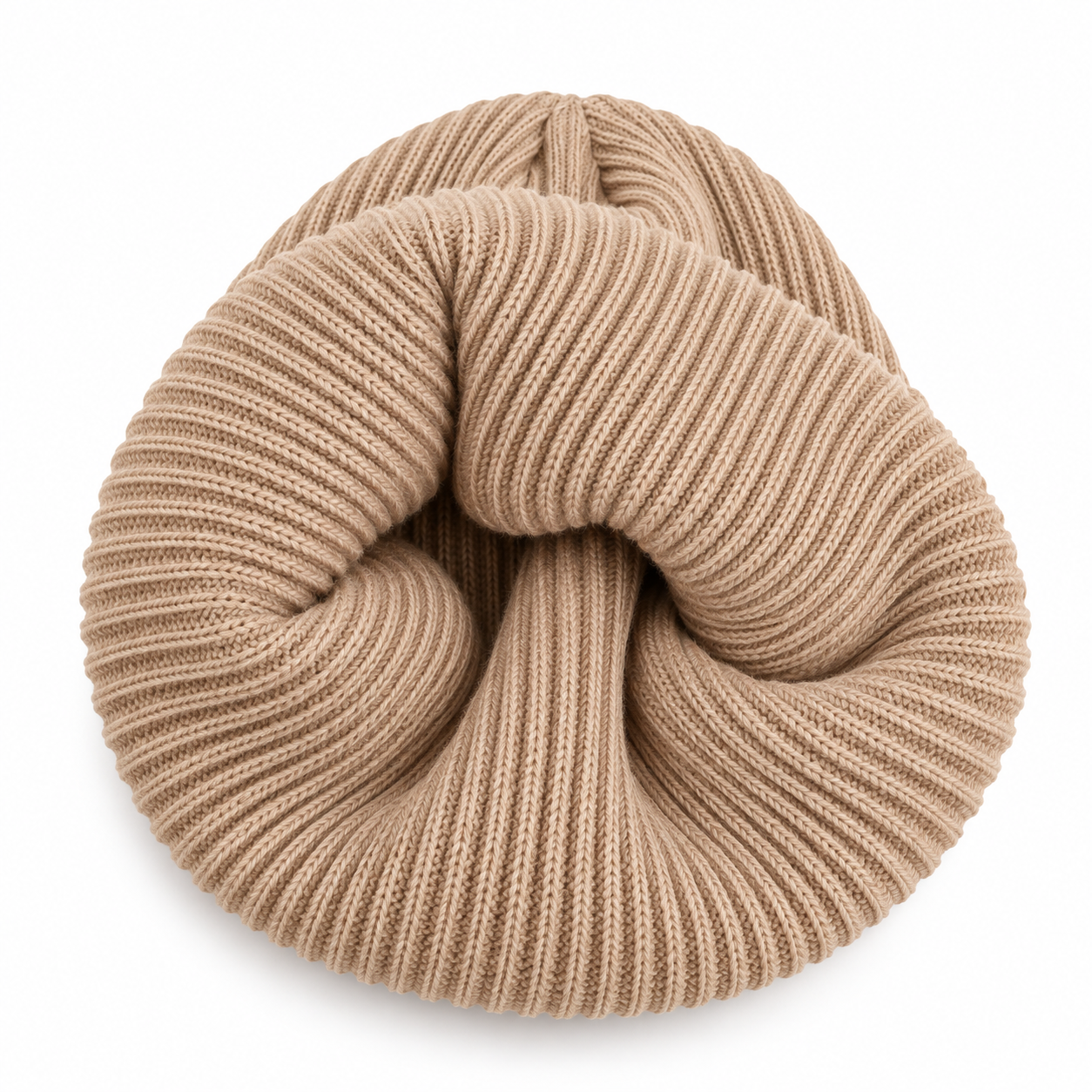 Premium Thick Knit Winter Beanie – Beige