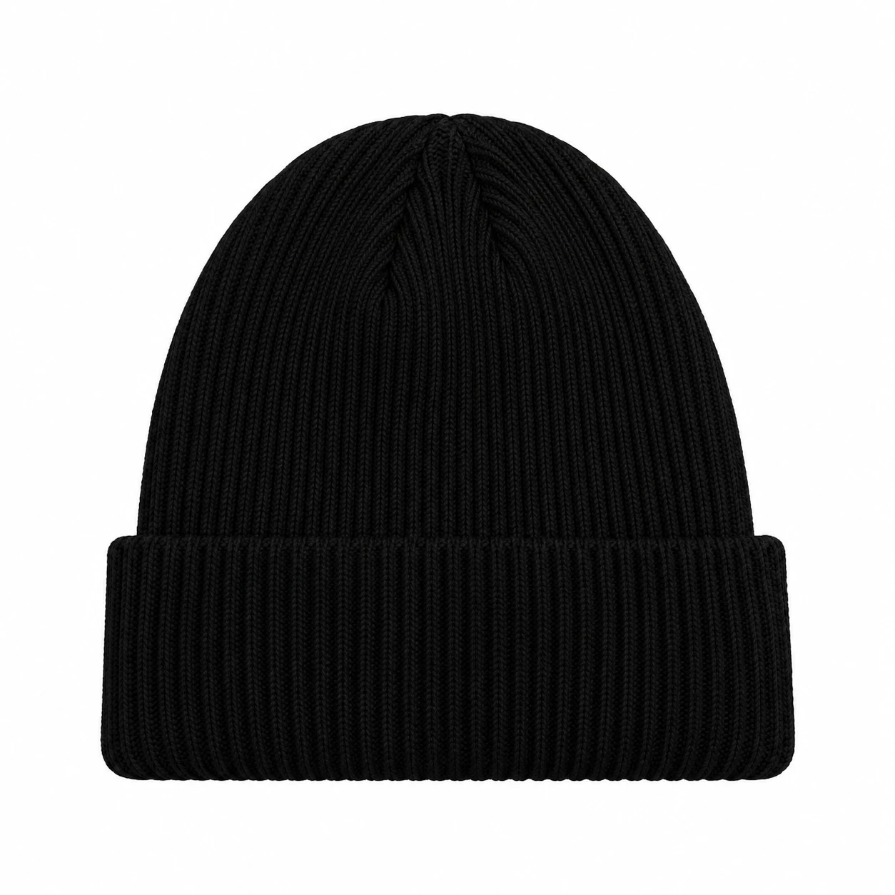 Premium Thick Knit Winter Beanie – Black