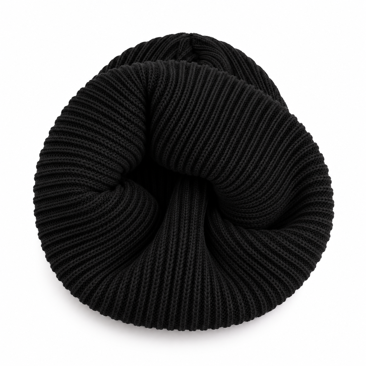 Premium Thick Knit Winter Beanie – Black