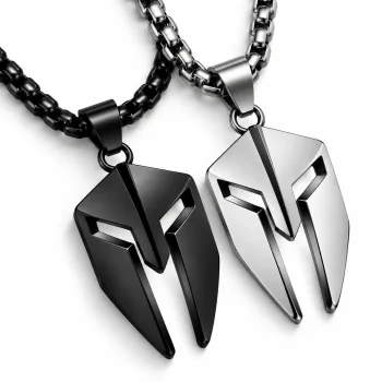 Spartan Mask Stainless Steel Pendant for Men