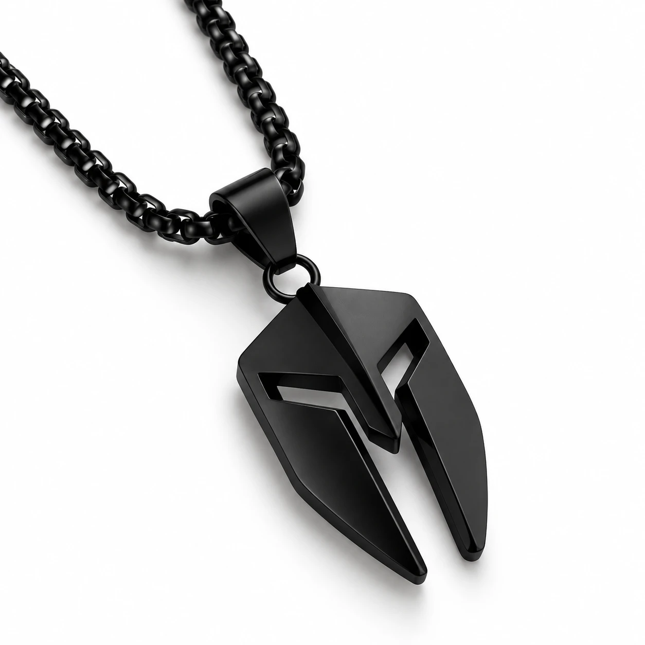 Spartan Mask Stainless Steel Pendant for Men
