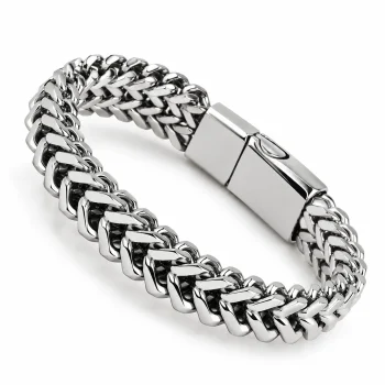 Premium Stainless Steel Cuban Link Bracelet for Men