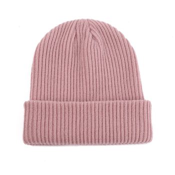 Premium Thick Knit Winter Beanie – Pink