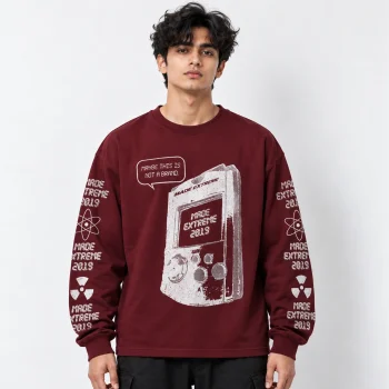 Premium Oversized Sweatshirt (Retro Gaming)