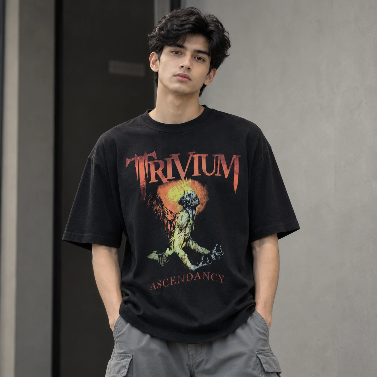 Drop Shoulder T-Shirt (Trivium - Ascendancy)