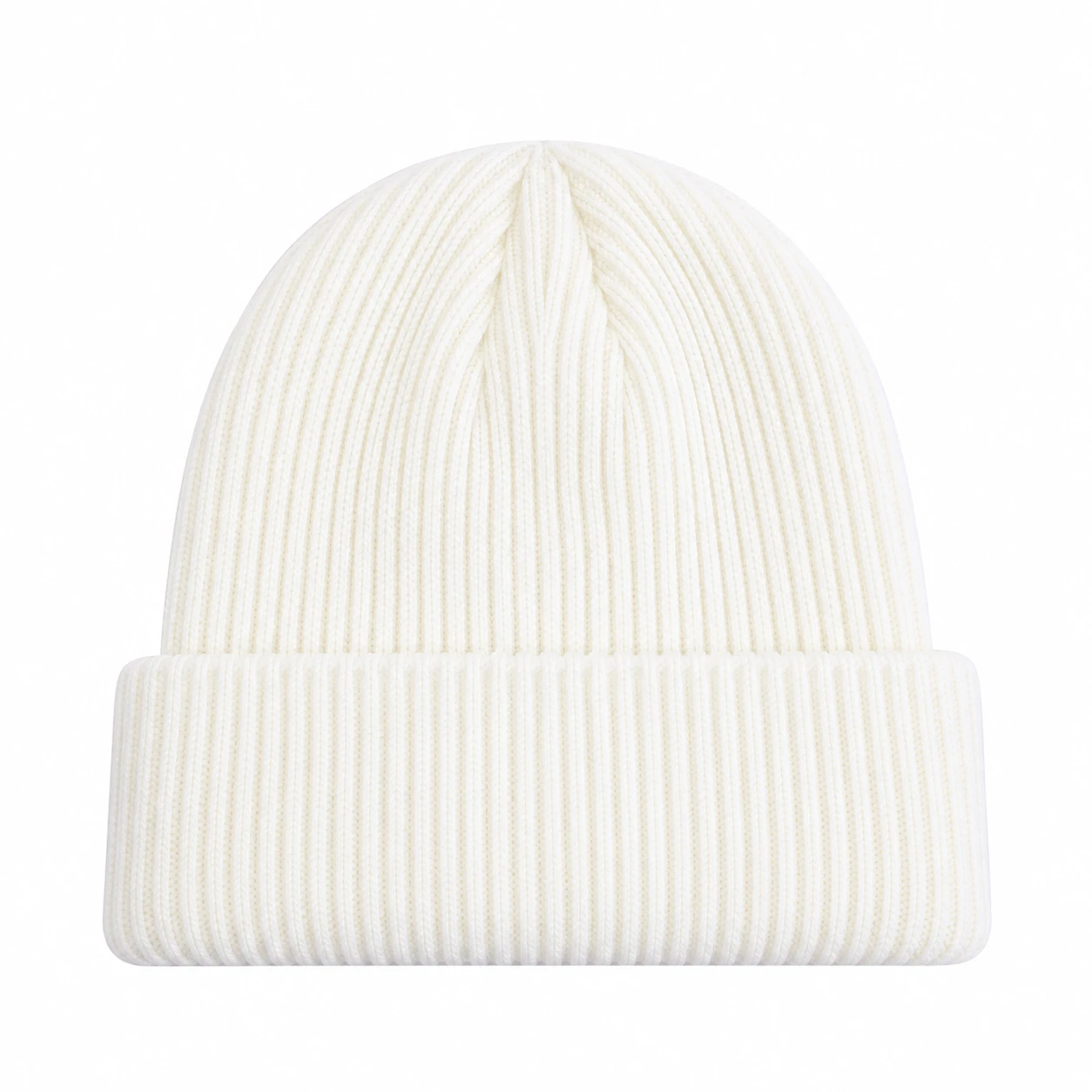 Premium Thick Knit Winter Beanie – White